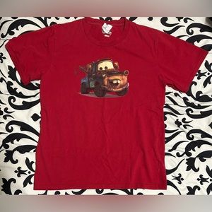 Disney Kids Mater Red short sleeve T-shirt- size L